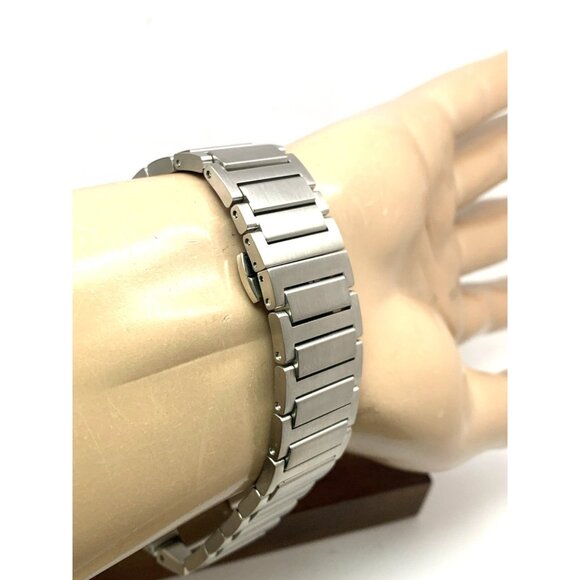 Citizen Mens Watch Eco-Drive CA4580-50E Chronograph Black Dial Silver Steel 43mm - Picture 11 of 15